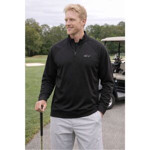 Greg Norman Collection Charcoal/Black Pullover